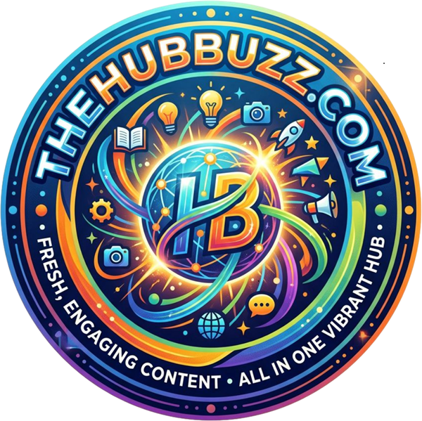TheHubBuzz com Logo May 2026 600px by 599px